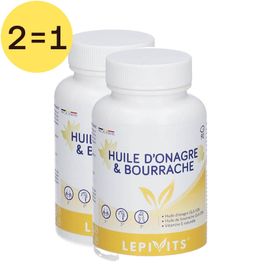 Lepivits® Teunisbloem & Borageolie 1+1 GRATIS