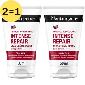 Neutrogena Intense Repair Cica Creme pour les mains Non parfumee 2 pour 1
