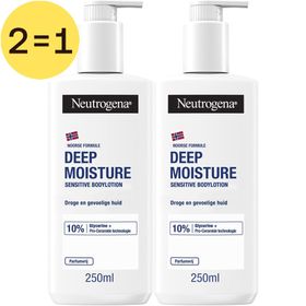 Neutrogena® Noorse Formule® Deep Moisture Body Lotion | Gevoelige Huid 2 voor 1