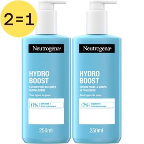 Neutrogena® Hydro Boost Gel Lotion Corporelle Ultra-Legere | Avec Acide Hyaluronique 2 pour 1