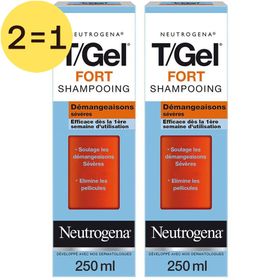 T/Gel® FORT shampoo tegen ernstige jeuk 2 voor 1