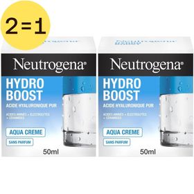 Neutrogena® Hydro Boost Creme de Jour Aqua Hydratante | Sans Parfum Avec Acide Hyaluronique 2 pour 1