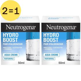 Neutrogena® Hydro Boost Hydraterende Aqua Dagcreme | Zonder Parfum Met Hyaluronzuur 2 voor 1