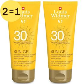 Louis Widmer Sun Gel SPF30 Zonder Parfum 2 voor 1