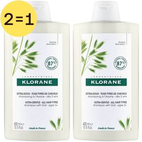 Klorane Shampooing Extra-Doux à l'Avoine 2 pour 1