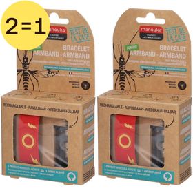 Manouka Junior Bracelet Anti-Moustiques Eclair 2 pour 1