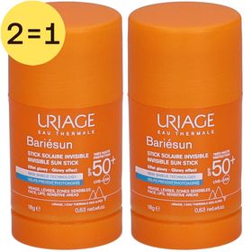 Uriage Bariésun Stick Solaire Invisible SPF50+ 2 pour 1