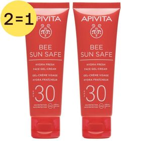 Apivita Bee Sun Safe Hydra Fresh Face Gel-Cream SPF30 2 voor 1