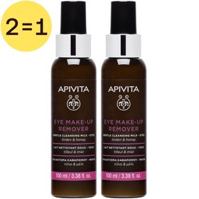 Apivita Oogmake-up Remover Linde - Honing 2 voor 1