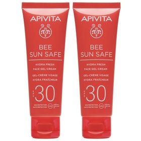 Apivita Bee Sun Safe Hydra Fresh Face Gel-Cream SPF30 Duo
