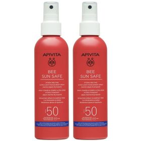 Apivita Bee Sun Safe Hydra Melting Ultra Light Face & Body Spray Marine Algae & Propolis SPF50Duo