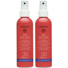 Apivita Bee Sun Safe Hydra Melting Ultra Light Face & Body Spray Marine Algae & Propolis SPF30Duo