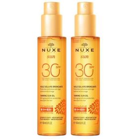 Nuxe Sun Tanning Sun Oil SPF30 x2