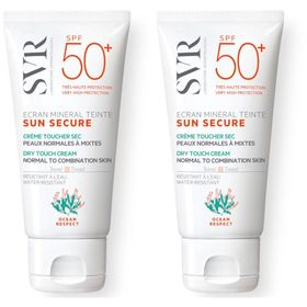 SVR Sun Secure Dry Touch Cream Normale tot Gemengde Huid SPF50+ x2