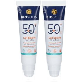 Biosolis Sport Zonnemelk SPF50+ x2