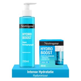 Neutrogena® Hydro Boost Routine | Reinigingsgel, Aqua Gel | Met Hyaluronzuur