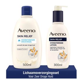 Aveeno® Skin Relief Routine | Douchegel, Body Lotion | Zeer Droge en Gevoelige Huid