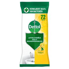 Dettol Lingettes Antibactériennes Multi-usages Éclat de Citron