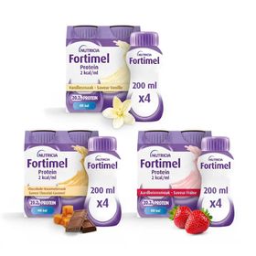 Fortimel Protein 2kcal - Saveur Vanille - Caramel-Chocolat - Fraise