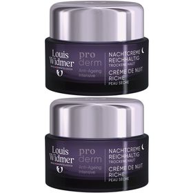 Louis Widmer Proderm Anti-Ageing Intensive Nachtcrème Rijke Textuur Licht Geparfumeerd