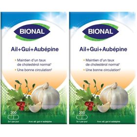 Bional Ail + Gui + Aubépine – Circulation Sanguine et Immunité – Complément Alimentaire à la Vitamine E