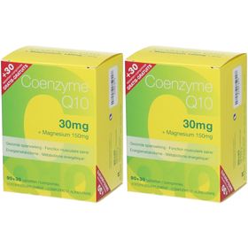 Coenzyme Q10 30mg + Magnésium + 30 GRATUITS