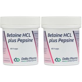 DeBa Pharma Betaine Hcl + Pepsine V-Caps