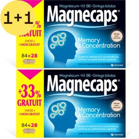 Magnecaps® Memory & Concentration | 1+1 GRATUIT