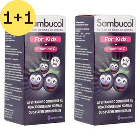 Sambucol® Sirop For Kids + Vitamine C | 1+1 GRATUIT