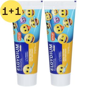 Oral Care Elgydium Junior Emoji Tandpasta | Tutti Frutti smaak | Kinderen van 7 tot 12 jaar | 1+1 GRATIS