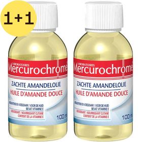 Mercurochrome Zachte Amandelolie | 1+1 GRATIS