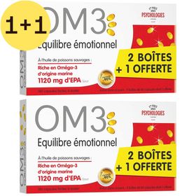 OM3 Pack 2 BOITES + 1 OFFERTE | 1+1 GRATUIT