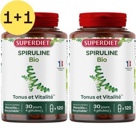 Superdiet Spiruline Bio | 1+1 GRATUIT