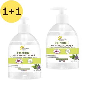 Fleurance Nature Puryfitout Gel hydroalcoolique | 1+1 GRATUIT