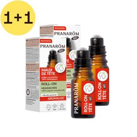 Pranarom Aromalgic Hoofdpijn Roll-on Bio | 1+1 GRATIS