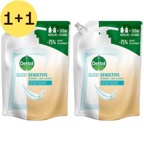Dettol Sensitive Gel Lavant Antibactérien Recharge | 1+1 GRATUIT
