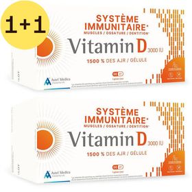 Astel Medica Vitamin D 3000 IU | 1+1 GRATUIT