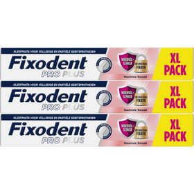 Fixodent Pro Plus Barrière Anti-Voedselresten Neutrale Smaak