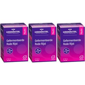 Mannavital Gefermenteerde Rode Rijst Met Co-enzym Q10
