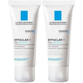 La Roche-Posay Effaclar H Iso-Biome Soin Réparateur Apaisant Anti-Marques Hydratant Longue Durée