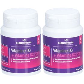 Mannavital Vitamine D3 + K2 Forte