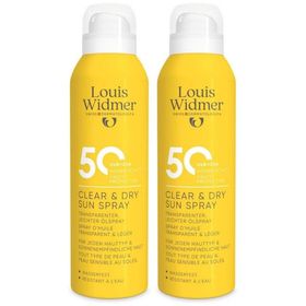Louis Widmer Clear & Dry Sun Spray SPF50 |Zonder Parfum