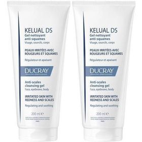 Ducray Kelual DS Gel Nettoyant anti-squames | Peau irritée avec rougeurs et squames