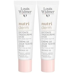 Louis Widmer Nutriderm Getinte Dagcrème UV 20 Bronze 02 Zonder Parfum