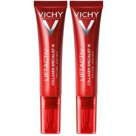 Vichy Liftactiv Collagen Specialist 16 Eye | Anti-Âge et Anti-Rides | Co-Bonding Technology | Rhamnose, Peptides et Maïtaké