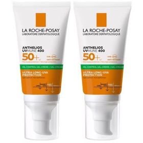 La Roche-Posay Anthelios 50+ Gel Crème Anti-Brillance | Gel Crème Matifiant SPF50+ | Peau Mixte à Grasse