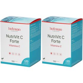 Nutrisan Nutrivit C Forte 100 + 20 Capsules GRATUITES x2