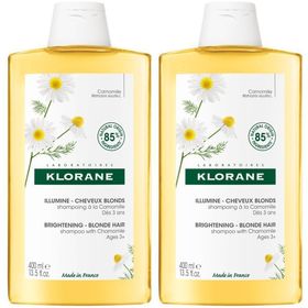 Klorane Camomille Shampooing Reflets blonds | Illumine & adoucit | Cheveux blonds