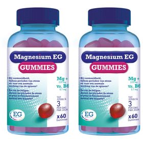 Magnesium EG GUMMIES | Magnésium & Vitamine B6 | En cas de Fatigue & Stress