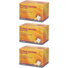D-Vital Calcium 500/200 Orange Calcium